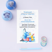 クリーニングサービス チラシ (シングル)