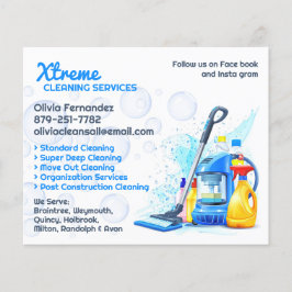 クリーニングサービス チラシ