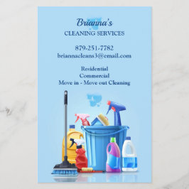 クリーニングサービス チラシ