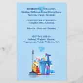 クリーニングサービス チラシ (裏面)