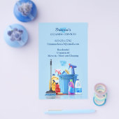 クリーニングサービス チラシ (シングル)