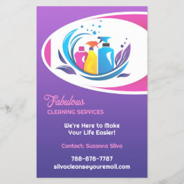 クリーニングサービス チラシ