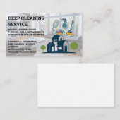 クリーニングサービス |ツールのアイコンのトリミング 名刺 (正面/裏面)
