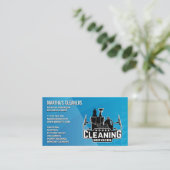 クリーニングサービス |ハウスキーパー 名刺 (スタンド正面)