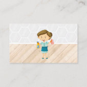 クリーニングサービス | ハウスクリーニング | 木床 名刺 (裏面)