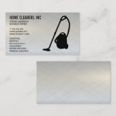 クリーニングサービス | バキュームロゴ 名刺 (正面/裏面)