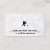 クリーニングサービス | フロアクリーナーロゴ 名刺 (裏面)