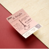 クリーニングサービス ブラッシュ ローズゴールド スキャンして接続する 招待状