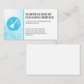 クリーニングサービス | ブロムロゴ | シャボン 名刺 (正面/裏面)