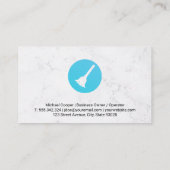 クリーニングサービス | ブロムロゴ 名刺 (裏面)