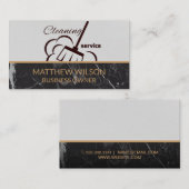 クリーニングサービス | ブロム 名刺 (正面/裏面)