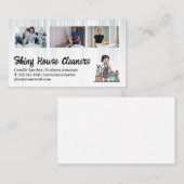 クリーニングサービス | ホテルとメイドサービススタッフ 名刺 (正面/裏面)