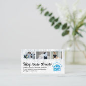 クリーニングサービス |ホテルワーカー 名刺 (スタンド正面)