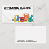 クリーニングサービス | ホームメイド用品 名刺 (正面/裏面)