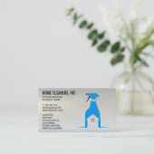 クリーニングサービス |ボトルスプレー 名刺 (スタンド正面)