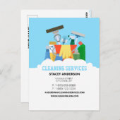 クリーニングサービス ポストカード (正面/裏面)