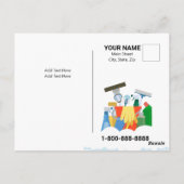 クリーニングサービス ポストカード (裏面)