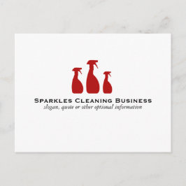 クリーニングサービス ポストカード