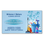 クリーニングサービス マグネット名刺 (正面)