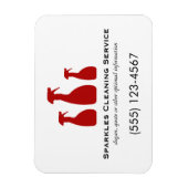 クリーニングサービス マグネット (縦)