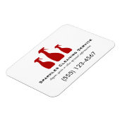 クリーニングサービス マグネット (左側)