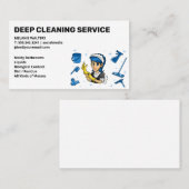 クリーニングサービス | メイドとクリーニングツール 名刺 (正面/裏面)