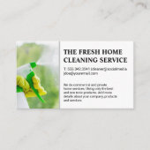 クリーニングサービス | メイドクリーニングウィンドウ 名刺 (正面)