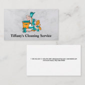 クリーニングサービス | メイドクリーニングツール 名刺 (正面/裏面)