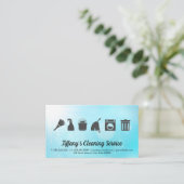 クリーニングサービス | メイドクリーニングツール 名刺 (スタンド正面)