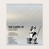 クリーニングサービス | メイドサービス | ジャニター 名刺 (外部フラット)