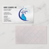 クリーニングサービス | メイドサービス | スプレーボトル 名刺 (正面/裏面)