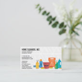 クリーニングサービス |メイドサービス |タイル 名刺 (スタンド正面)