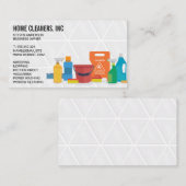 クリーニングサービス |メイドサービス |タイル 名刺 (正面/裏面)