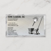 クリーニングサービス | メイドサービス | マーブル縁ど 名刺 (正面)