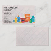 クリーニングサービス | メイドサービス | メタリック 名刺 (正面/裏面)