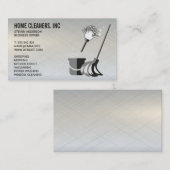 クリーニングサービス | メイドサービス | メタリック 名刺 (正面/裏面)