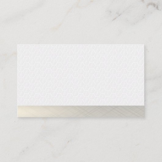 クリーニングサービス |メイドサービス |白いタイル 名刺 (裏面)