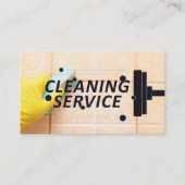 クリーニングサービス |メイドスクラブタイル 名刺 (正面)