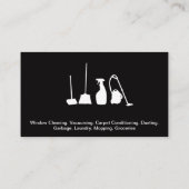 クリーニングサービス |メイドツールとサービス 名刺 (裏面)