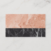 クリーニングサービス | メイド大理石カラーブロック 名刺 (裏面)