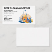 クリーニングサービス |メイド散布 |クリーナーツール 名刺 (正面/裏面)