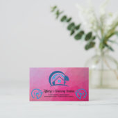 クリーニングサービス | メイド | ハウスロゴ名刺 名刺 (スタンド正面)