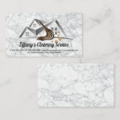 クリーニングサービス | メイド | モップとホーム 名刺 (正面/裏面)