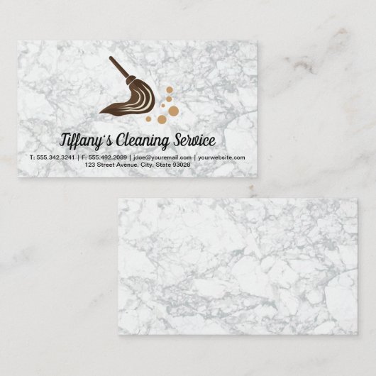 クリーニングサービス | メイド | モップと泡 名刺