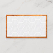 クリーニングサービス | モップを持った女性 名刺 (裏面)