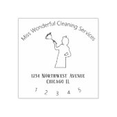 クリーニングサービス ラバースタンプ (インプリント)
