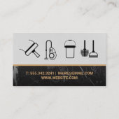 クリーニングサービス | 供給のクリーニング 名刺 (裏面)