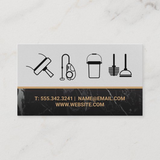 クリーニングサービス | 供給のクリーニング 名刺 (裏面)