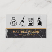 クリーニングサービス | 供給のクリーニング 名刺 (正面)