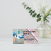 クリーニングサービス |供給 | Maids名刺 名刺 (スタンド正面)